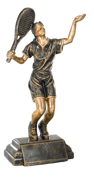 Trofeo de Tenis femenino  Ref.52532  Altura 23cm**