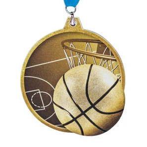 Medalla  70mm Ref. KWNU01 Baloncesto**