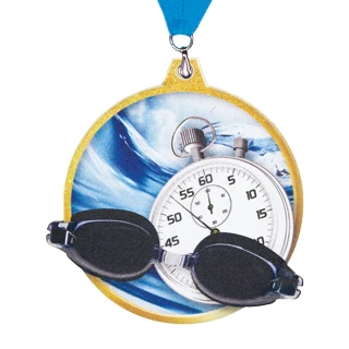 Medalla  70mm Ref. KWNU04 Natación**