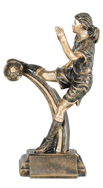 Trofeo de fútbol/ Femenino  Ref.190/52574   Altura 26cm**