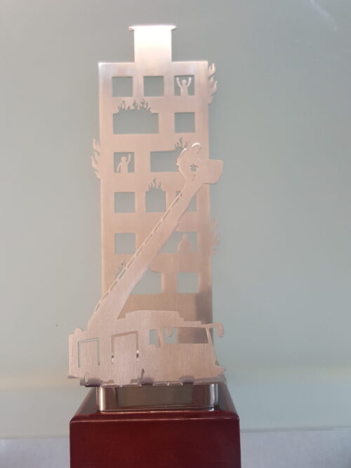Trofeo de bombero Ref.0251B01 Alturas 22cm 25cm**
