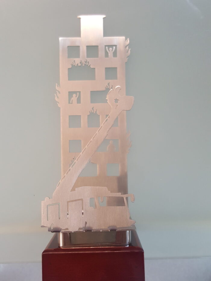Trofeo de bombero Ref.0251B01 Alturas 22cm 25cm**