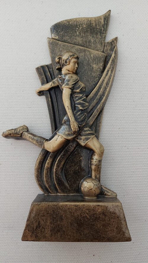 Trofeo de Fútbol Fem. *Ref. 00025  Altura 13cm (Existencias 3)