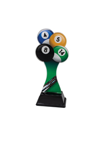 Trofeo de billar americano Ref.247/22704  Altura 17cm**