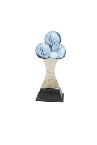 Trofeo de petanca  Ref.249/22720  Altura 17cm**
