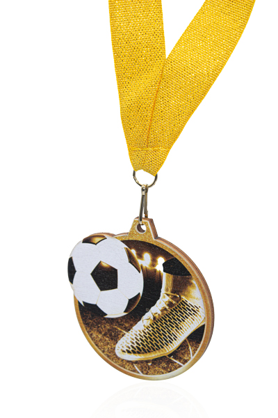 Medalla  70mm Ref. KWNU02 Cinta Oro**