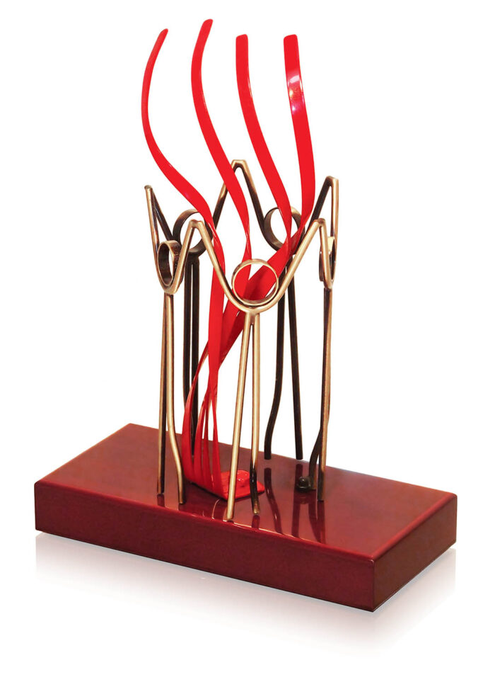 Trofeo de baile (Sardanas)  Ref.274/ 05571  Alturas 25cm 28cm 31cm**