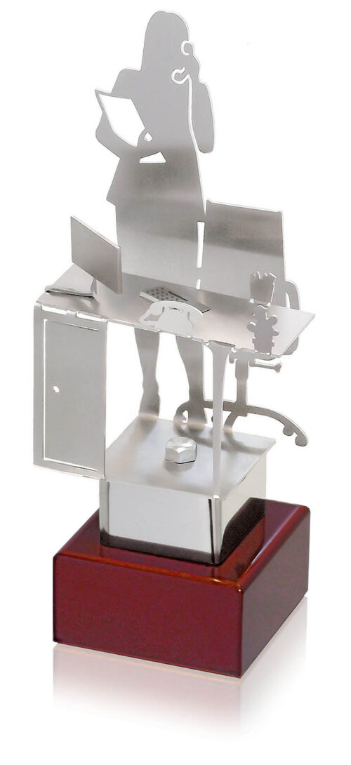 Trofeo de Oficinista Ref.279/0250OF1  Alturas 22cm 25cm**