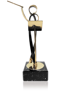 Trofeo de música (director de orquesta) Ref.276/ 0100MU1  Alturas 18cm 21cm 24cm**