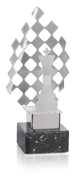 Trofeo de ajedrez  Ref:276/ 0250AJ1  Alturas 22cm 25cm 28cm**