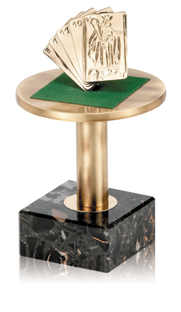 Trofeo de cartas españolas/mesa  Ref:276/ 06751 Alturas 18cm 20cm 22cm**