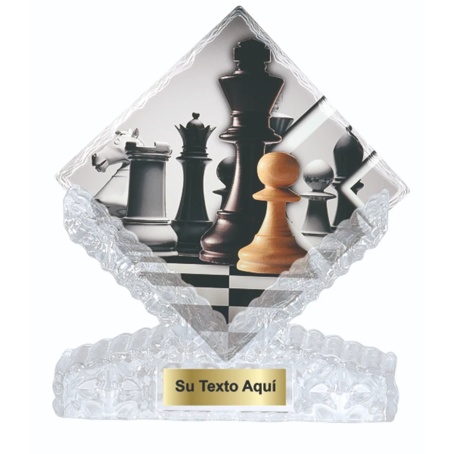 Trofeo ceramica ajedrez ref: 46108