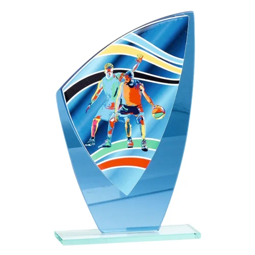Trofeo de cristal / cerámica baloncesto ref: 66202