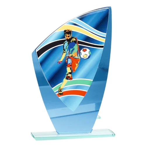 Trofeo de cristal / cerámica fútbol ref: 66205