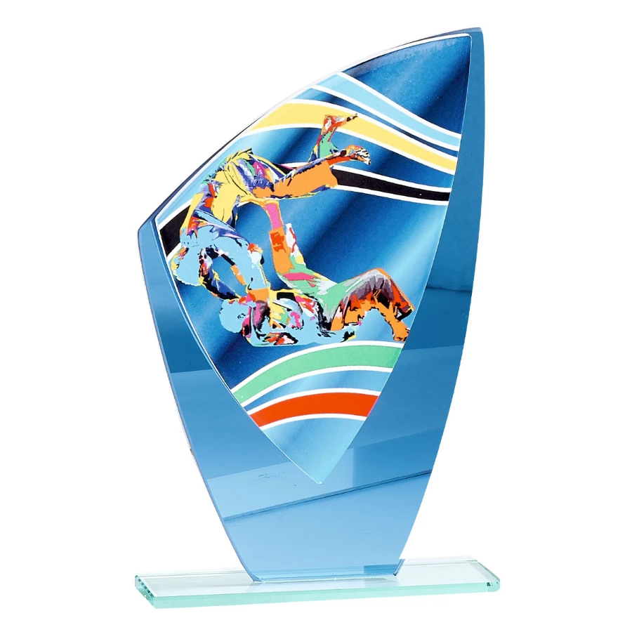 Trofeo de cristal / cerámica judo ref: 66208