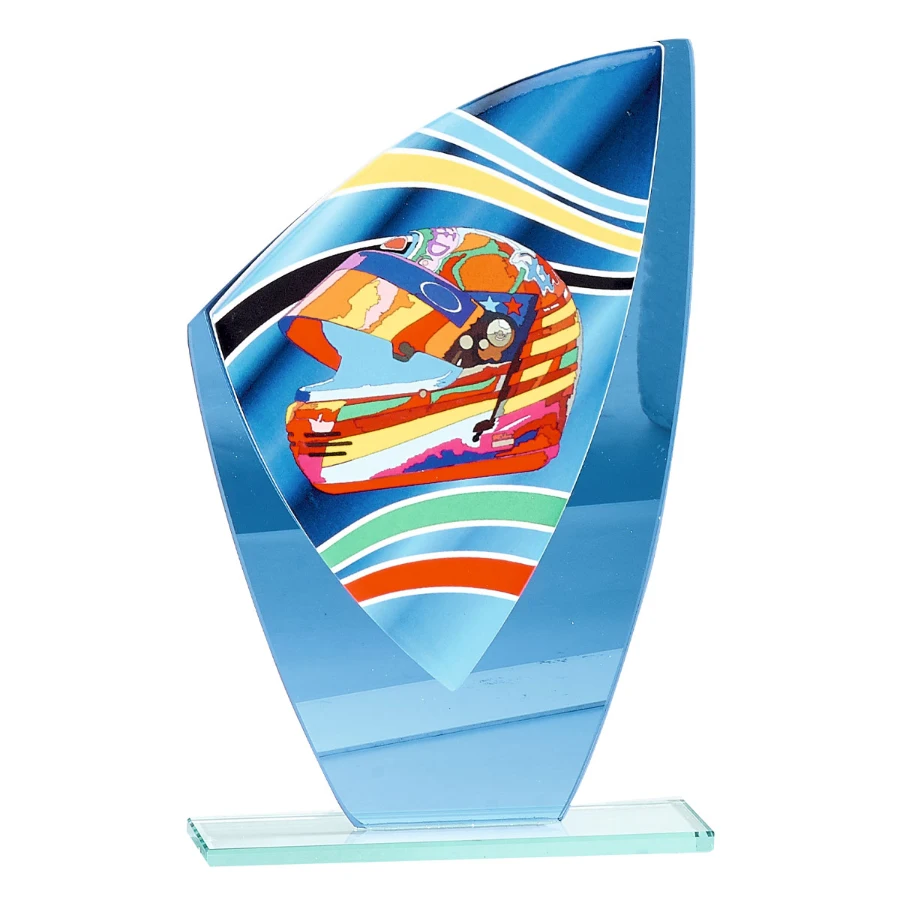 Trofeo de cristal / cerámica motor ref: 66214