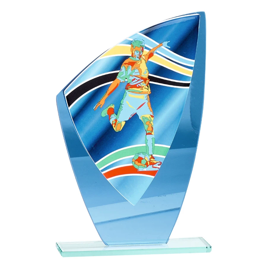 Trofeo de cristal / cerámica fútbol ref: 66215