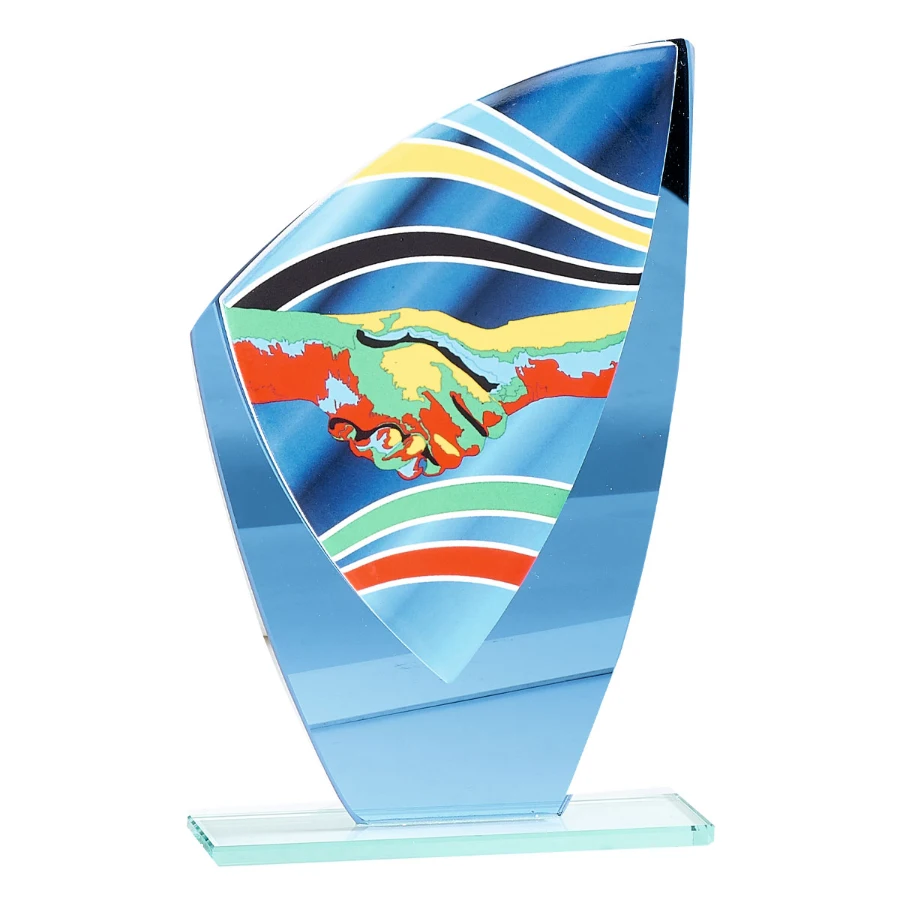 Trofeo de cristal / cerámica fairplay ref: 66221