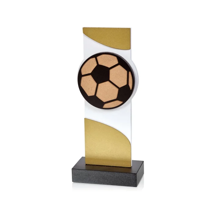 Trofeo madera especial futbol ref: mad1-f