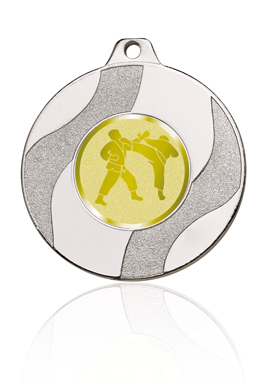 Medalla Ref. 0072 solo color Plata  Existencias (400)*