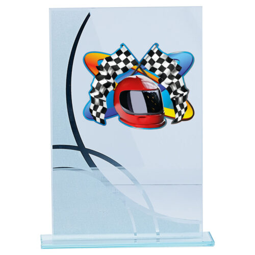 Trofeo de automovilismo  Ref.215/12371BJ  Altura 19cm**