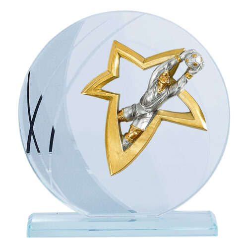 Trofeo de fútbol/portero  Ref.212/12821NJ  Alturas 17cm 19cm 21cm**