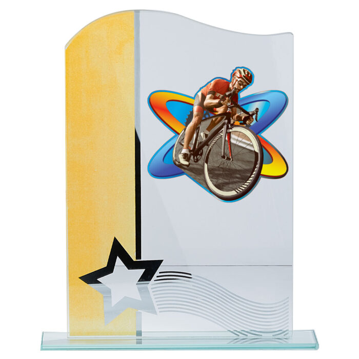 Trofeo de ciclismo  Ref.211/12373BJ  Altura 19cm*