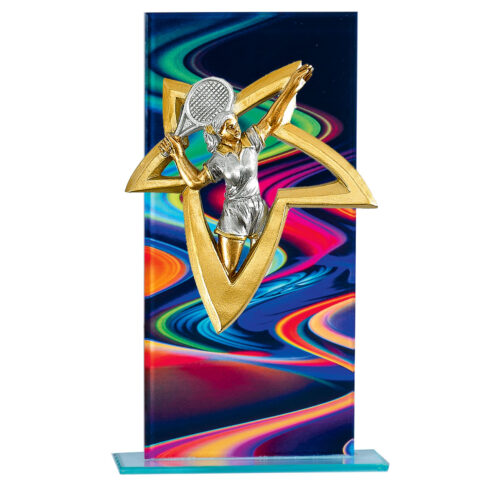 Trofeo de tenis femenino  Ref. 205/13623NJ  Alturas 18cm 20cm 22cm**