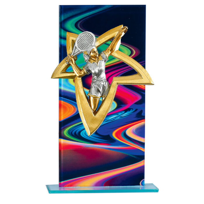 Trofeo de tenis femenino  Ref. 205/13623NJ  Alturas 18cm 20cm 22cm**