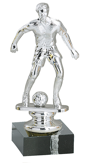 Trofeo de Fútbol  Ref.179-9622 Plata  Altura 14cm**