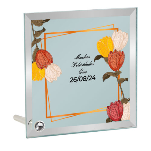 Cristal Ref. 145/24060S1  Altura 15cm X 15cm**