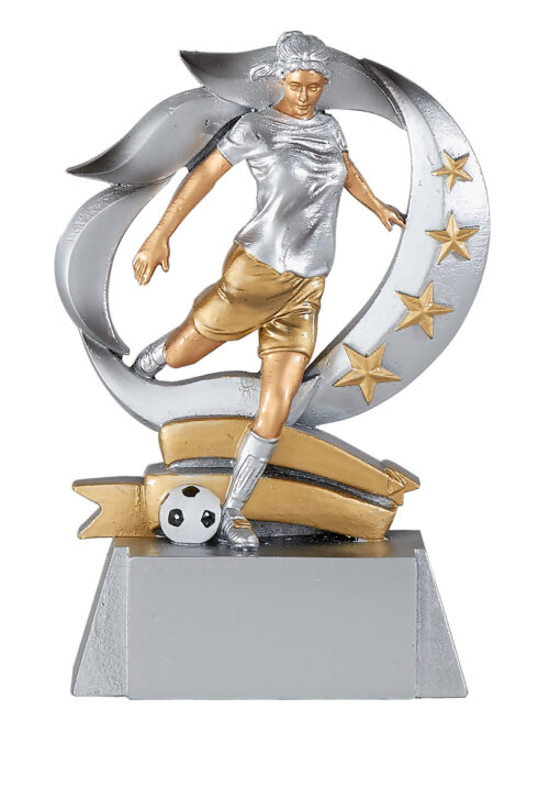 Trofeo de Fútbol femenino Ref.194/61407 Altura 15cm**