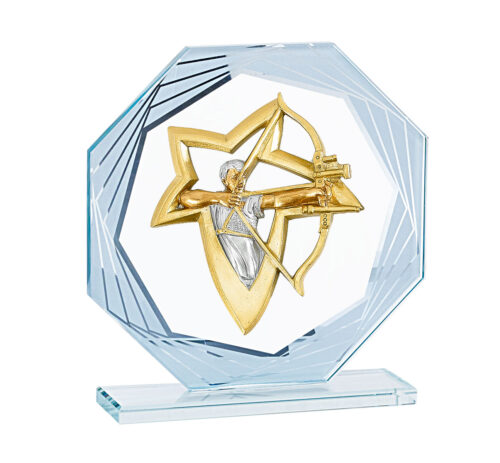 Trofeo de Tiro con arco  Ref.212/13011NJ  Alturas 17cm 19cm 21cm**