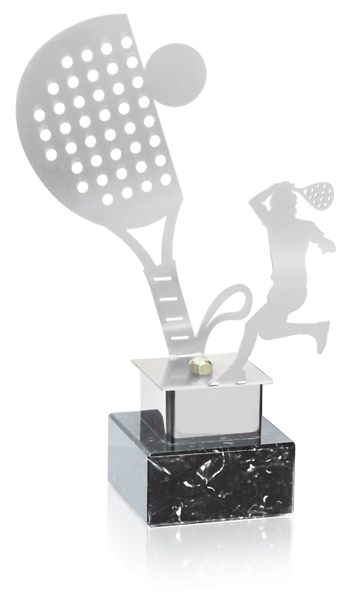 Trofeo de pádel  Ref. 265-0250PA  Alturas 22cm 25cm 28cm**