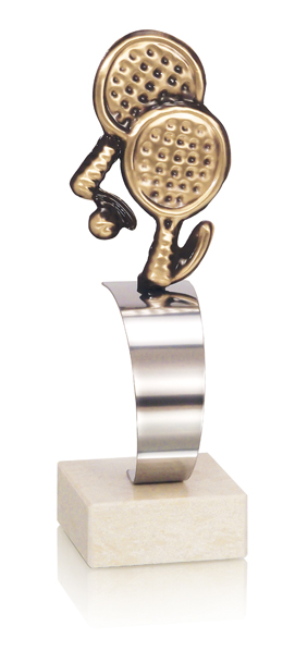 Trofeo de pádel  Ref. 05931 Alturas 20cm 22cm 24cm**
