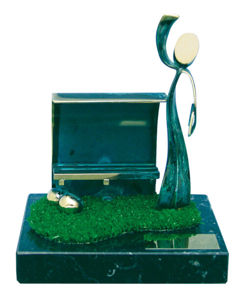 Trofeo de Entrenador/a  Ref.919 Altura 18 x 14cm**