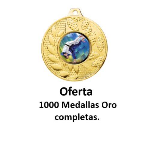 Ref. 4005 Oferta de 1000 medallas completas.