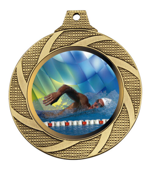 Medalla Ref.121C ,70mm color Oro Viejo.