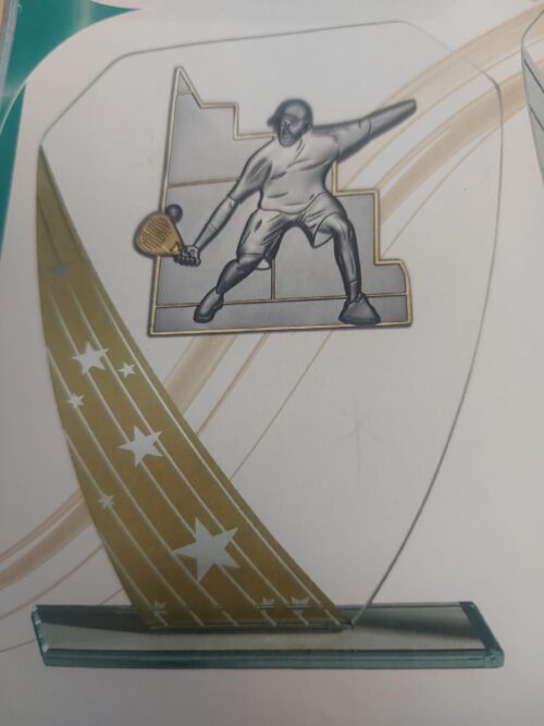 Trofeo de pádel Ref.26011-NT  Alturas 17cm 19cm 21cm